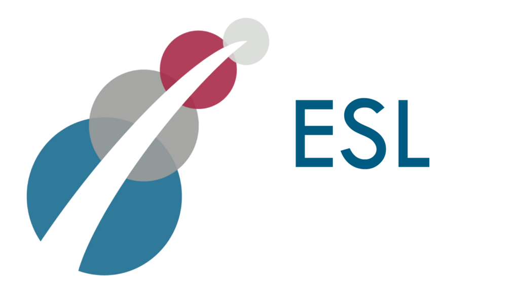 Stylized ESL logo