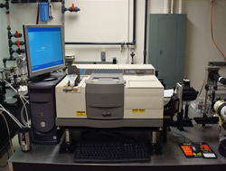 Fourier Transform Infrared Spectrometer (FTIR) equipped with an InGaAs detector, an InSb detector, and an MCT detector